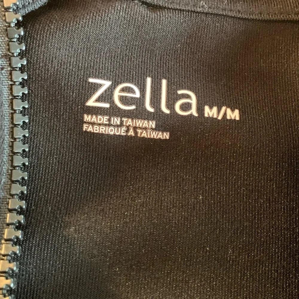 Zella‎ Women’s Track Jacket Mesh Panels Black Size M Preowned